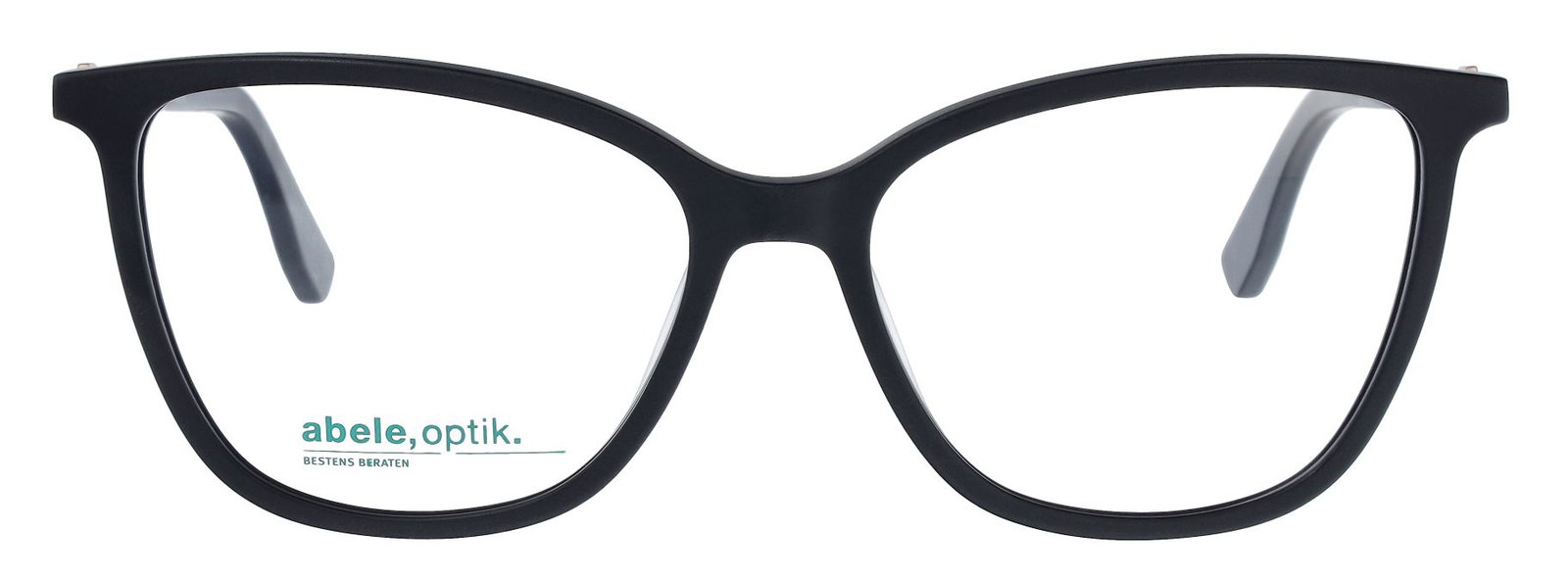 zu sehen ist die Korrektionsbrille 152871 von Abele Optik in der Farbe Schwarz.